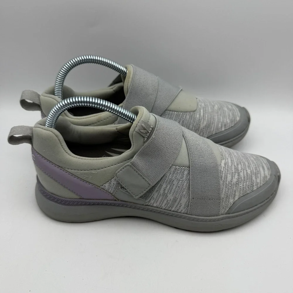 Vionic Marlene Slip On Sneakers Womens 7.5 Grey Lavender Orthotic Work Shoes
